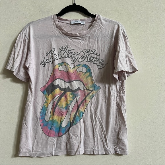 Daydreamer Tops - Daydreamer for Free People Rolling Stones T Shirt